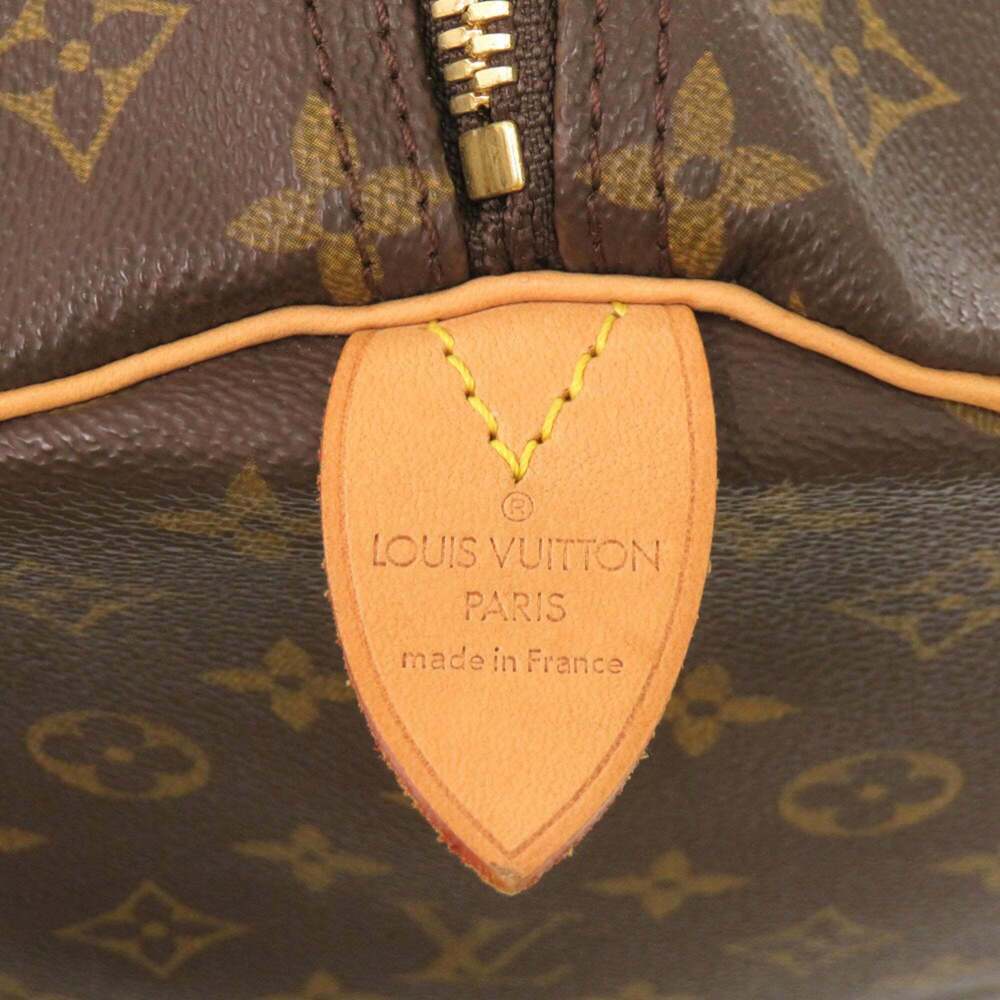 LOUIS VUITTON Authentic Brown Monogram Keepall 60 Boston Bag - Picture 7 of 10